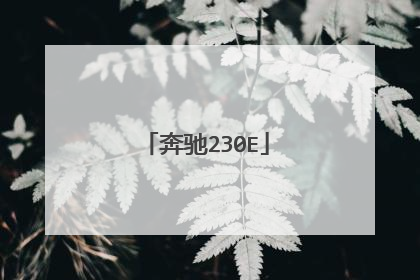 奔驰230E