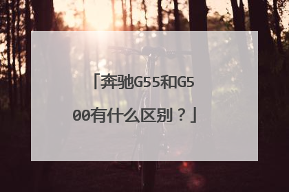 奔驰G55和G500有什么区别？