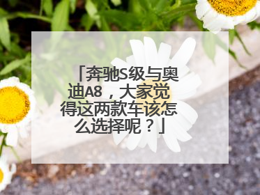 奔驰S级与奥迪A8，大家觉得这两款车该怎么选择呢？