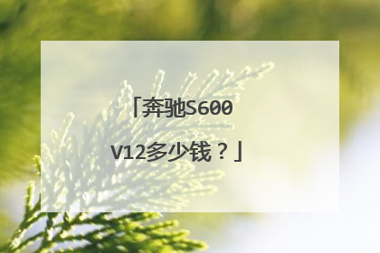 奔驰S600 V12多少钱？