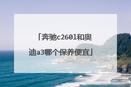 奔驰c260l和奥迪a3哪个保养便宜