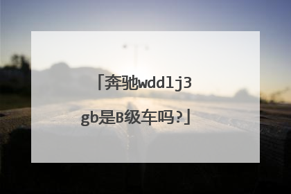 奔驰wddlj3gb是B级车吗?
