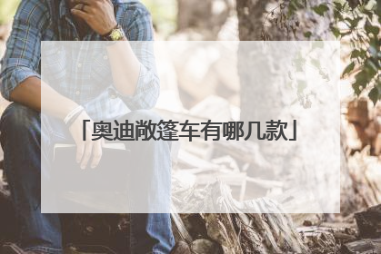 奥迪敞篷车有哪几款