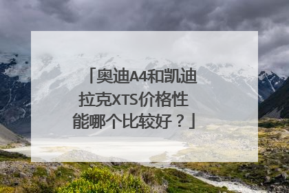 奥迪A4和凯迪拉克XTS价格性能哪个比较好？