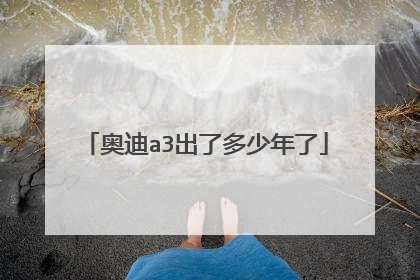 奥迪a3出了多少年了