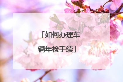 如何办理车辆年检手续