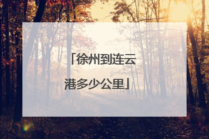 徐州到连云港多少公里