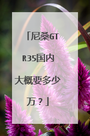 尼桑GTR35国内大概要多少万？