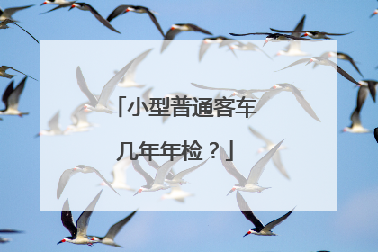 小型普通客车几年年检？