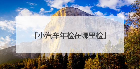 小汽车年检在哪里检