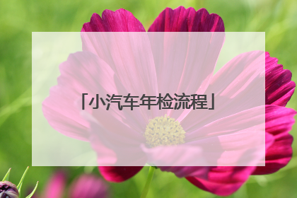 小汽车年检流程
