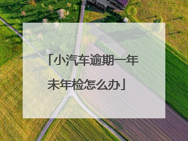 小汽车逾期一年未年检怎么办