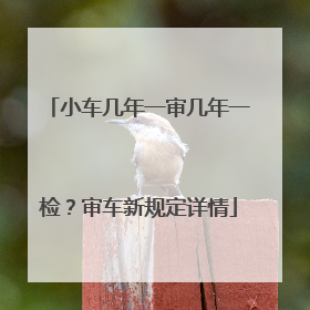 小车几年一审几年一检？审车新规定详情