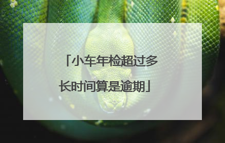 小车年检超过多长时间算是逾期
