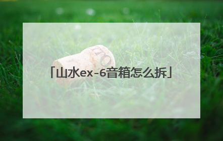 山水ex-6音箱怎么拆