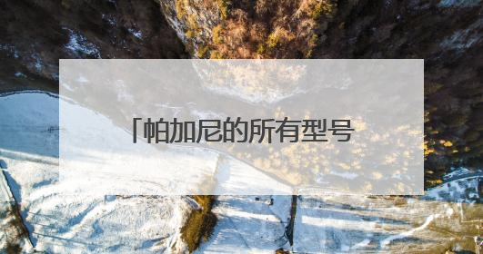 帕加尼的所有型号和图片 以及每种型号 有什么颜色 大家有么？帮帮忙