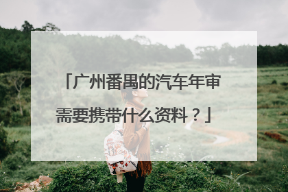 广州番禺的汽车年审需要携带什么资料？