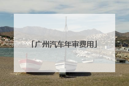 广州汽车年审费用