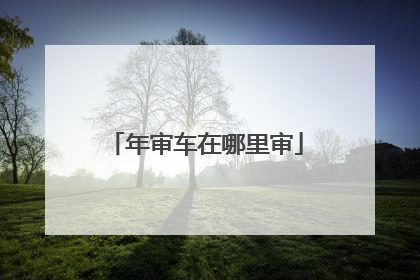 年审车在哪里审