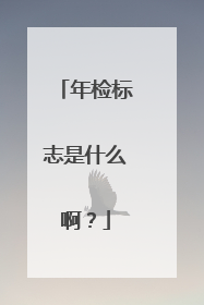 年检标志是什么啊？