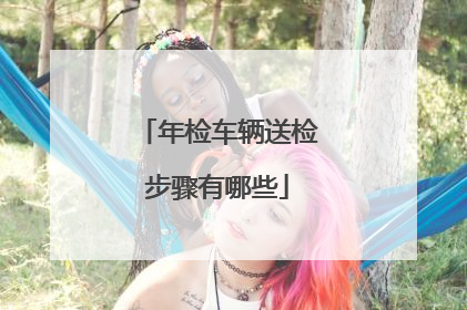年检车辆送检步骤有哪些