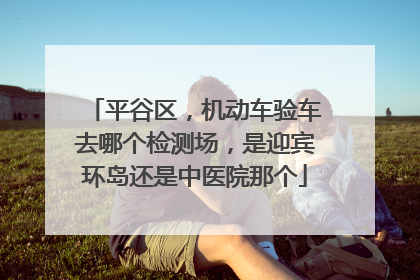 平谷区，机动车验车去哪个检测场，是迎宾环岛还是中医院那个
