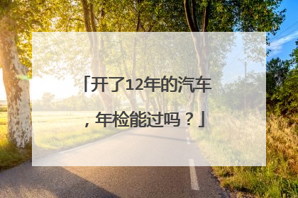 开了12年的汽车，年检能过吗？