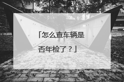 怎么查车辆是否年检了？