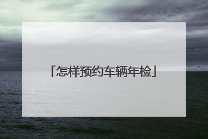 怎样预约车辆年检