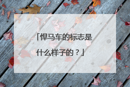 悍马车的标志是什么样子的？