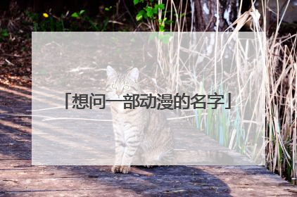 想问一部动漫的名字