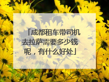 成都租车带司机去拉萨需要多少钱呢，有什么好处