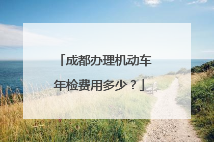 成都办理机动车年检费用多少？