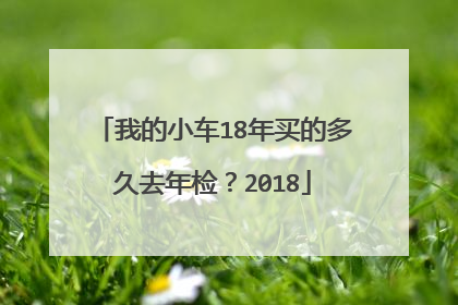我的小车18年买的多久去年检？2018