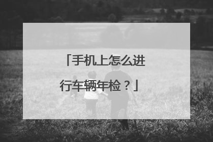 手机上怎么进行车辆年检？