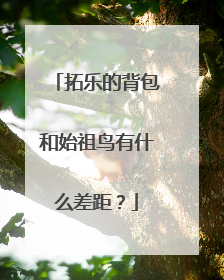 拓乐的背包和始祖鸟有什么差距？