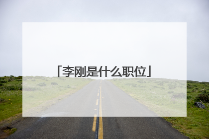 李刚是什么职位