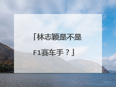 林志颖是不是F1赛车手？