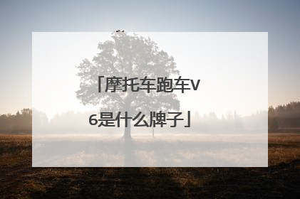 摩托车跑车V6是什么牌子