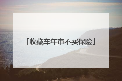 收藏车年审不买保险
