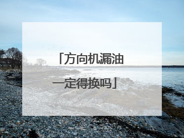 方向机漏油一定得换吗