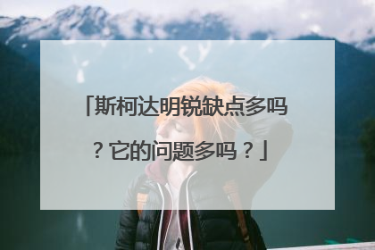 斯柯达明锐缺点多吗？它的问题多吗？