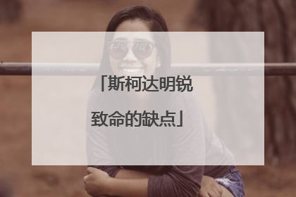 斯柯达明锐致命的缺点