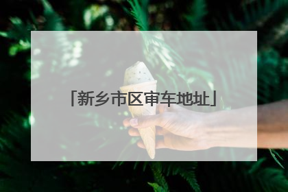 新乡市区审车地址