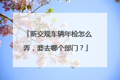 新交规车辆年检怎么弄，要去哪个部门？