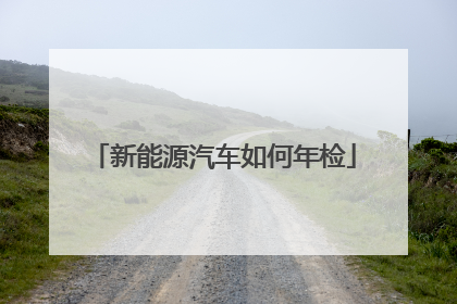 新能源汽车如何年检