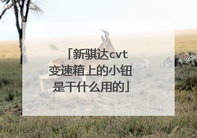 新骐达cvt变速箱上的小钮是干什么用的
