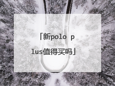 新polo plus值得买吗