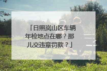 日照岚山区车辆年检地点在哪？那儿交违章罚款？