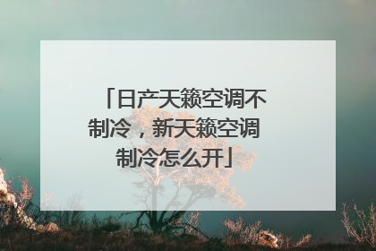 日产天籁空调不制冷，新天籁空调制冷怎么开